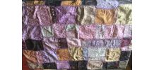 Tenture indienne artisanale en patchwork