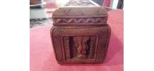 coffret bois sculpté boite 