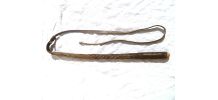 fouet  ancien   en  cuir ,  vintage