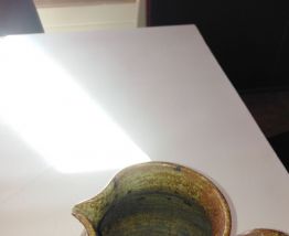 Cruche pichet broc terre cuite unique fait main