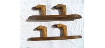 patères patte  de  chevreuil , Porte fusil , vintage