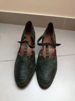 Chaussures d'époque années 70 fabriquée en France