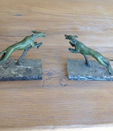 Serre livres bronze