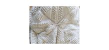 2 dessus de lit, crochet,1 place, coton, 1970.Envoi à voir