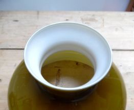abat jour  en opaline 