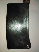 ancien couperet feuille de boucher