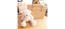 Valise, vanity en osier 