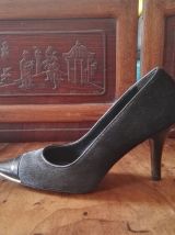 Escarpins noirs, Georges Rech, T. 38, neufs