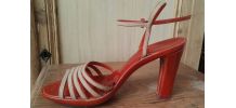 Sandales cuir verni, Marc Jacobs, 37,5