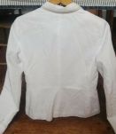 Veste/Blazer lin/coton blanc cassé, doublée, T. 36 Camaïeu