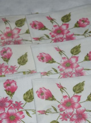 lot 6 serviettes de table