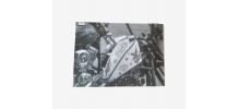 Affiche photo reservoir moto 