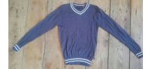 Pull coton bleu gris neuf jamais porté Best Mountain 16 ans
