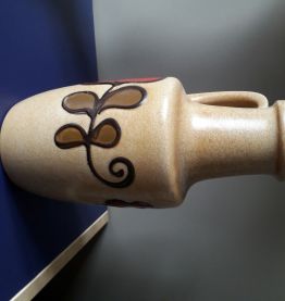 Céramique vintage à motif floral