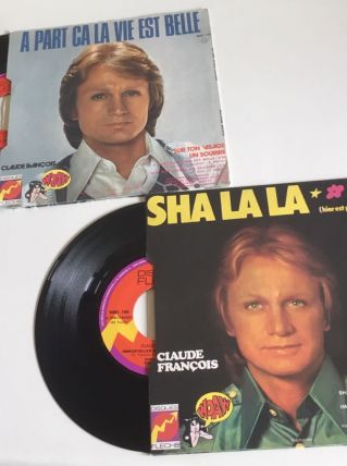 Claude François - 2 vinyles 45 t
