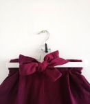 Pantalon jambes larges bordeaux