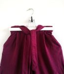 Pantalon jambes larges bordeaux