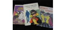 lot 3 bibliothèque rose "Fantômette" Georges Chaulet
