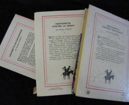 lot 3 bibliothèque rose "Fantômette" Georges Chaulet