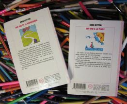 lot 2 bibliothèque rose "Oui-Oui" Enid Blyton