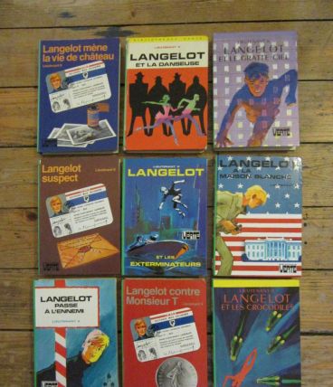 lot 9 bibliothèque verte "Lancelot" Lieutenant X