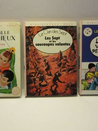 lot 3 bibliothèque rose d'Enid Blyton