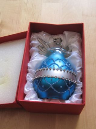 1 ange boule noël décoration du sapin hauteur 11 cm  