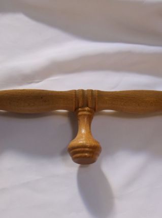porte manteau bambou vernis 3 patères