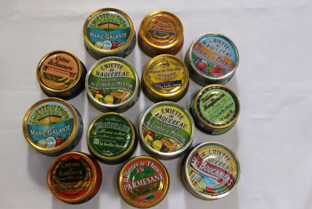 lot de 13 boites conserves thon vide