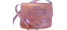 Magnifique sac vintage en cuir épais en bon état