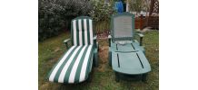 chaises longues de jardin