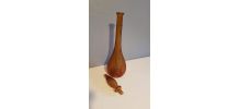 grande carafe italienne empoli orange vintage