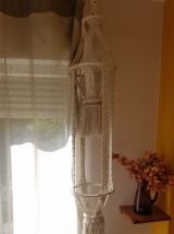 Suspension en macramé 
