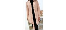 Veste coloris rose taille 38/48