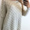Pull coloris écru neuf taille 44/50