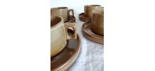 Ensemble de Tasses Gres de Brenne