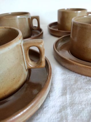 Ensemble de Tasses Gres de Brenne
