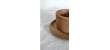 Paire de Tasses en Gres Vintage