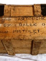 Caisse  a munitions ancienne , Bois