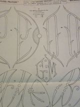 Journal broderie patron monogramme 1934