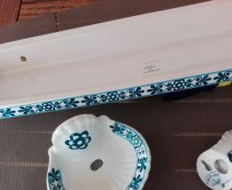 Tablette salle de bain, porte savon, support porte serviette