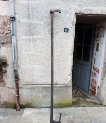 Serre joint en fer forgé de 2m
