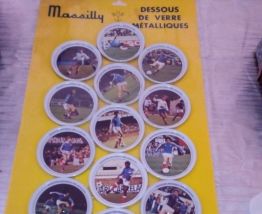 16 coupelles métaliques équipe de france 1978