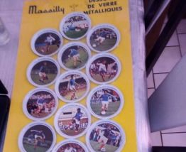 16 coupelles métaliques équipe de france 1978