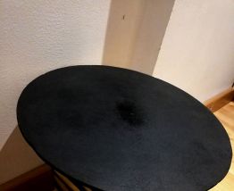 Table appoint anciens livres reliures