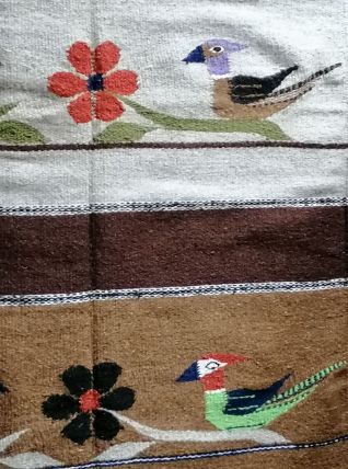 Tapis ethnique laine