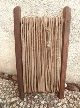 enrouleur Ancien en bois pour ficelle ,fil
