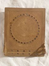 calendrier  perpetuel  en laiton , vintage