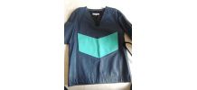 sweat cuir 