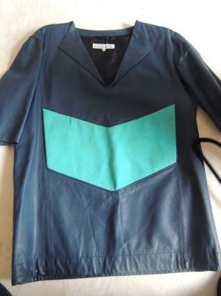 sweat cuir 